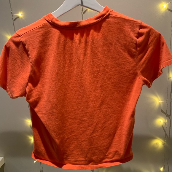 Orange brandy tee, crewneck short-full length - Picture 2 of 2